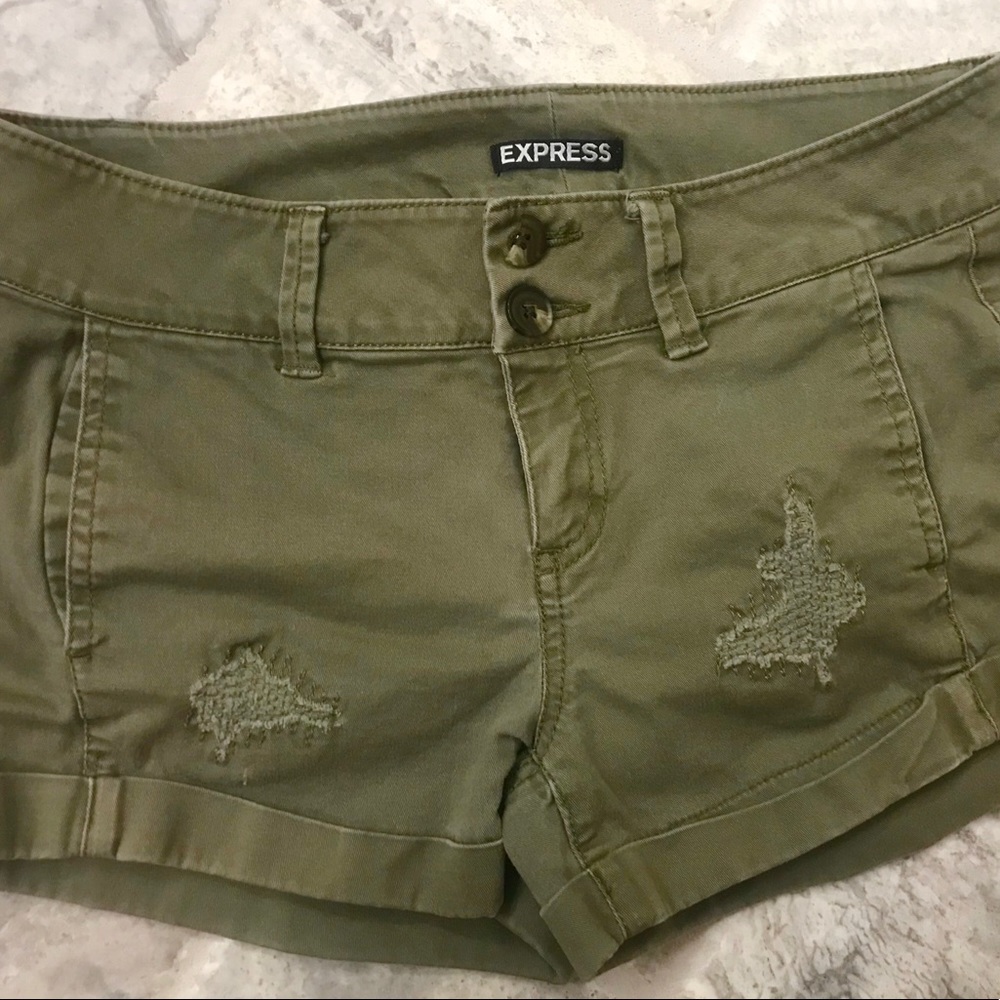 Express Distressed Shorts